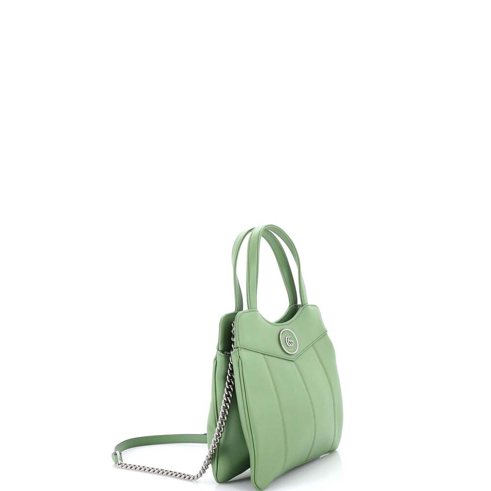 Gucci Petite Gg Tote Quilted Leather #223360G12B - Picture 2 of 6